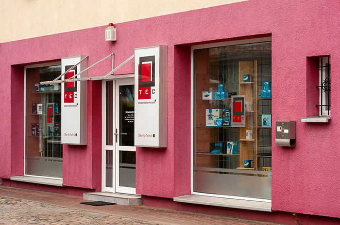 Computerservice O-Tec Eberswalde, Ladengeschäft Eisenbahnstr. 89 auf dem Hof